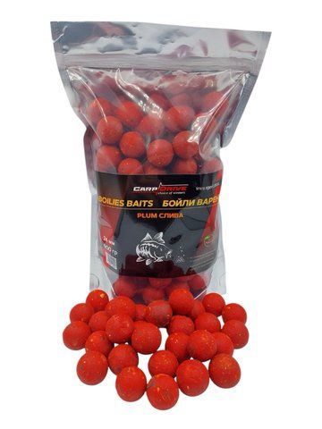 Бойли Варені Слива (Plum) 24 мм 900г Carp Drive  фото