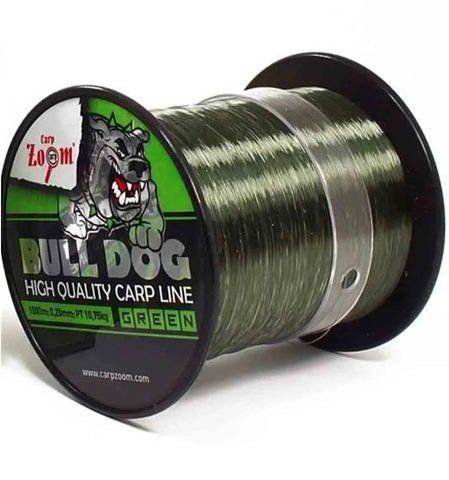 Карпова волосінь, волосінь корпова, волосінь для риболовлі, волосінь Carp Zoom Bull-Dog Carp Line 0.40 мм 1000м  фото