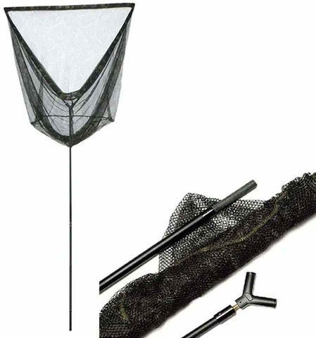 Короповий підсака з двосекційною ручкою, Підсаку Camou Boilie Landing Net, 2 sections  фото