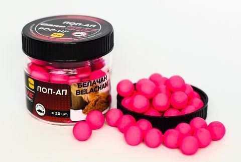 Бойл плавающий, поп ап для рыбалки, поп ап Белачан розовый (Belachan Pink) 8мм Carp Drive   фото