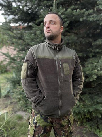 Флісова кофта для риболовлі, флісова кофта для військових, флісова кофта для мисливців  фото
