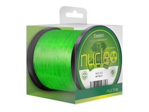 Волосінь Carp fishing line NUCLEO 1200m флюро зелена 0.30мм 7,7кг  фото
