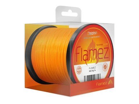 Коропова волосінь, Волосінь на карпа, Волосінь Delphin FLAMEZ / помаранчева 0,28mm 1200м  фото